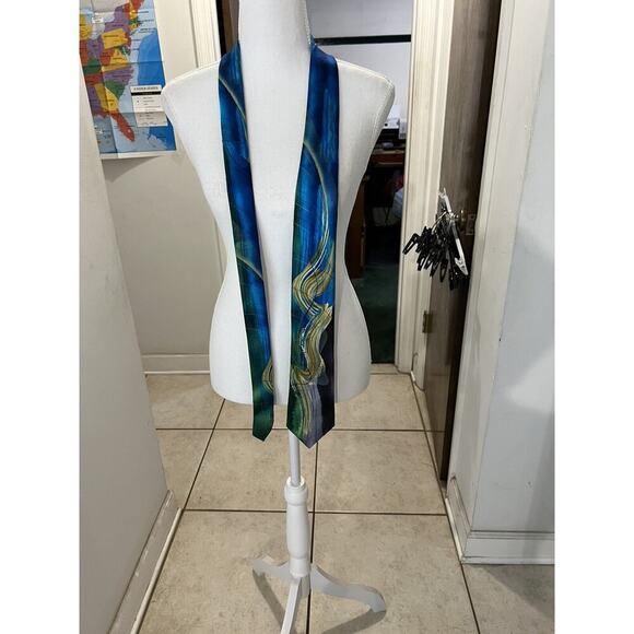 Jerry Garcia Banyan Tree II collection 64 Men’s Tie Vintage Silk Abstract - Picture 1 of 4